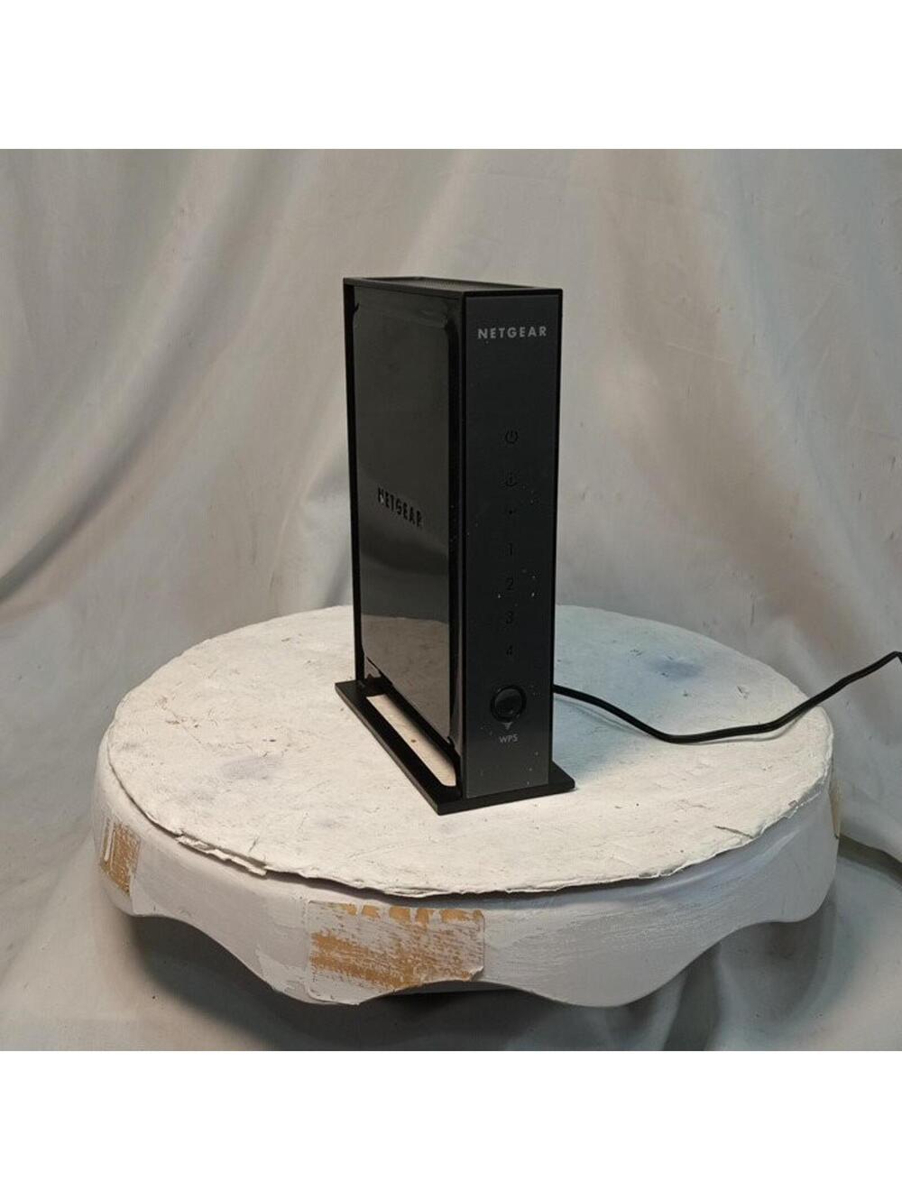 Netgear N300 Wireless N Router Black 300Mbps WiFi 4-Port w/ Power Cord Tested